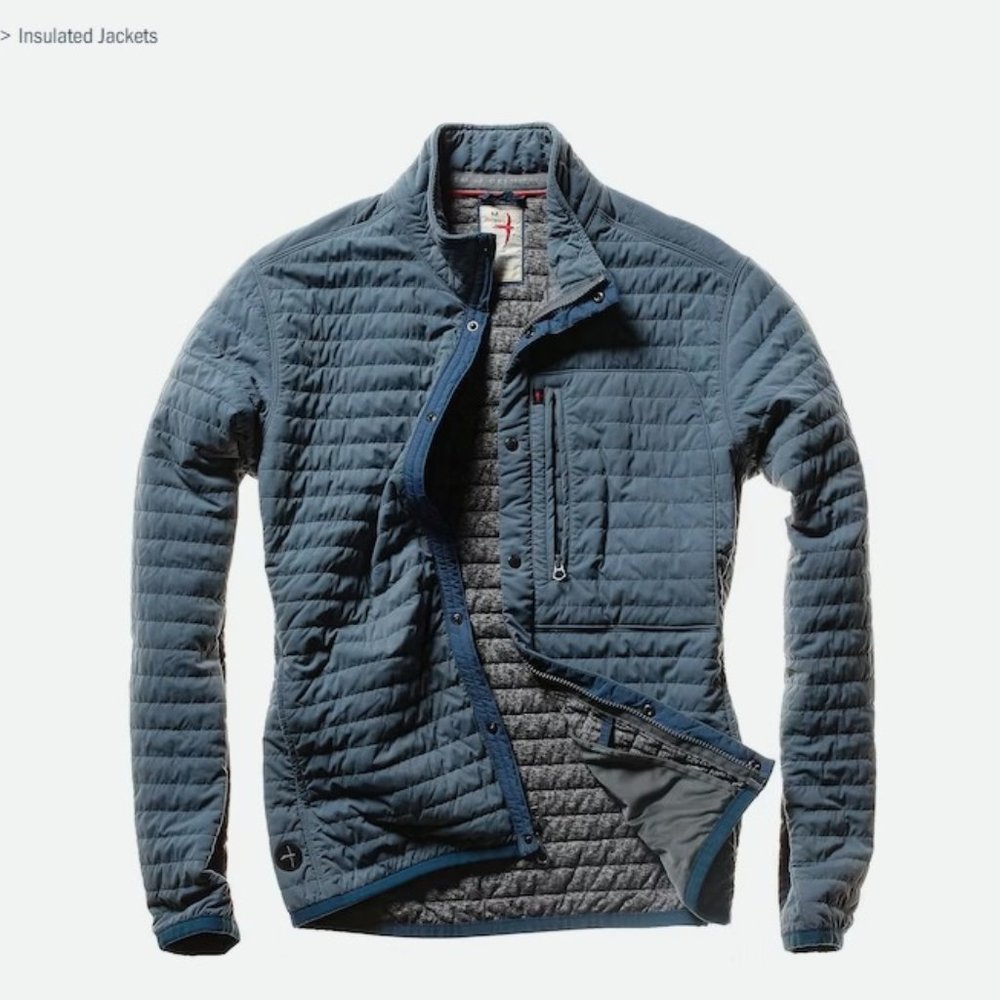 Relwen Windzip Jacket - Navy/ blue/ grey - Mens - Jacket